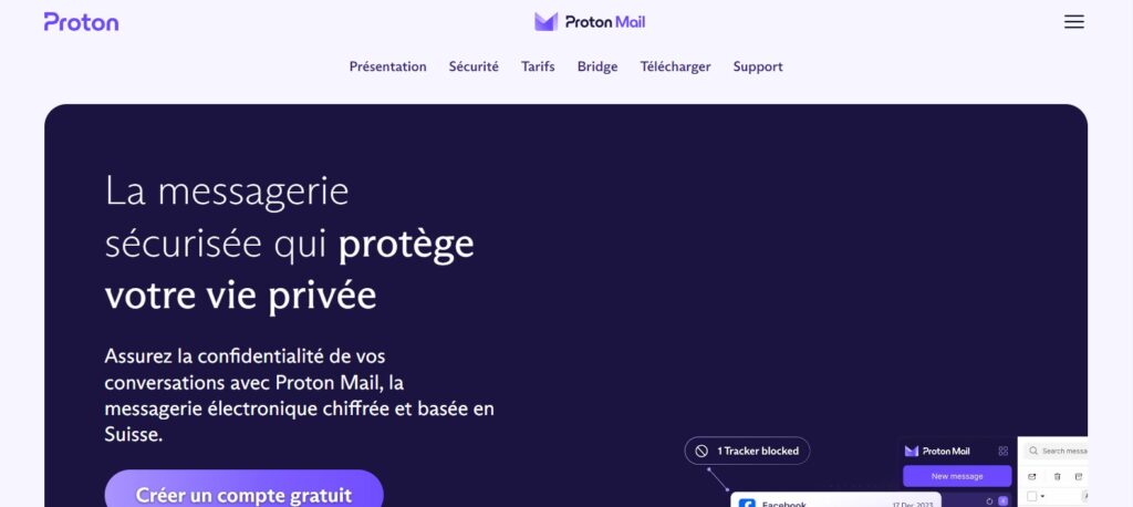 ProtonMail service de messagerie