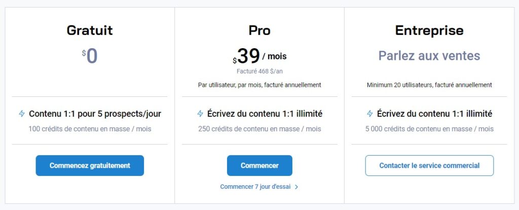 tarif autobound par an