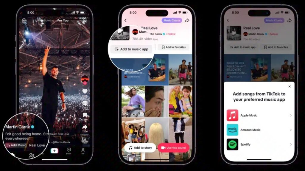 TikTok Add to Music