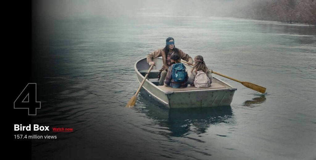 Bird Box - films regardés Netflix