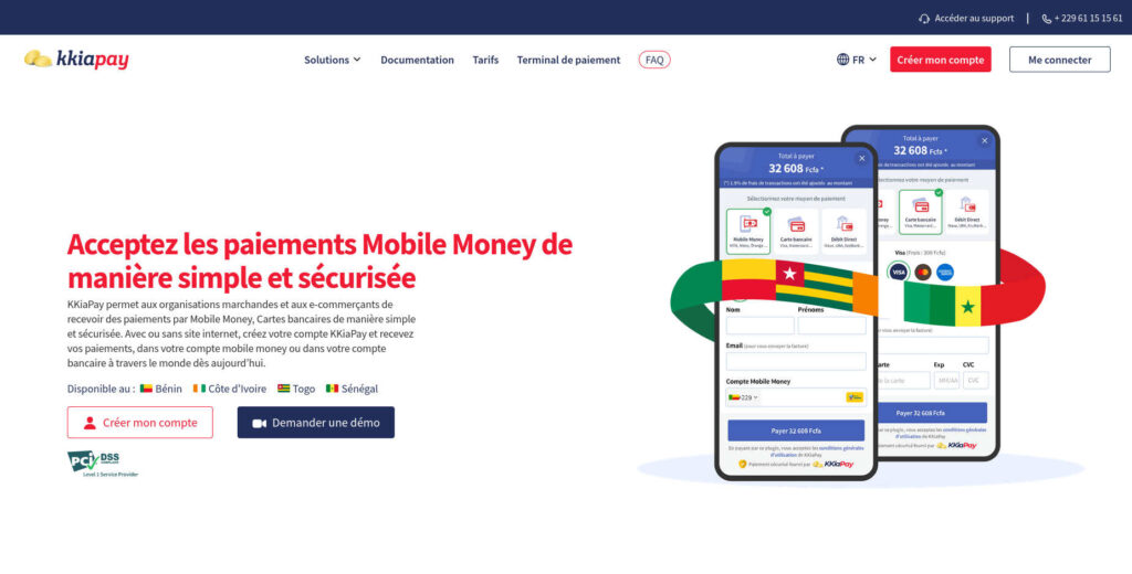 Kkiapay - Acceptez les paiements Mobile Money de manière simple et sécurisée