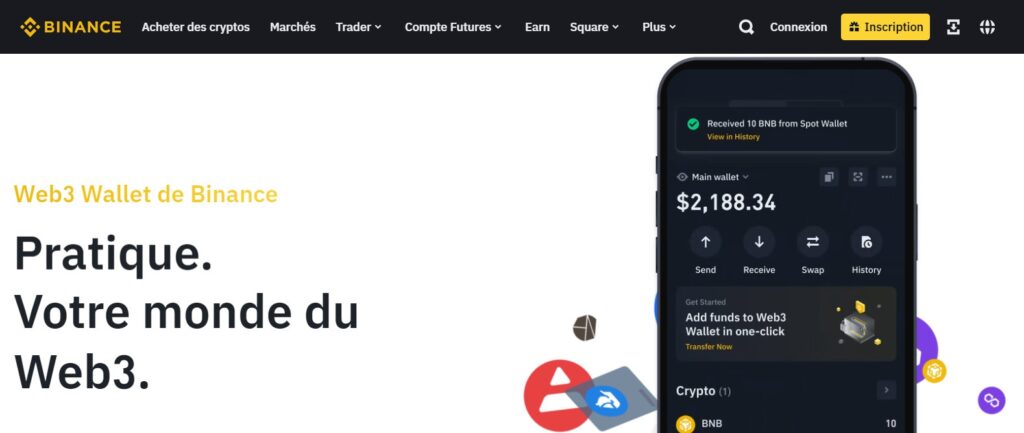 hot wallet Binance