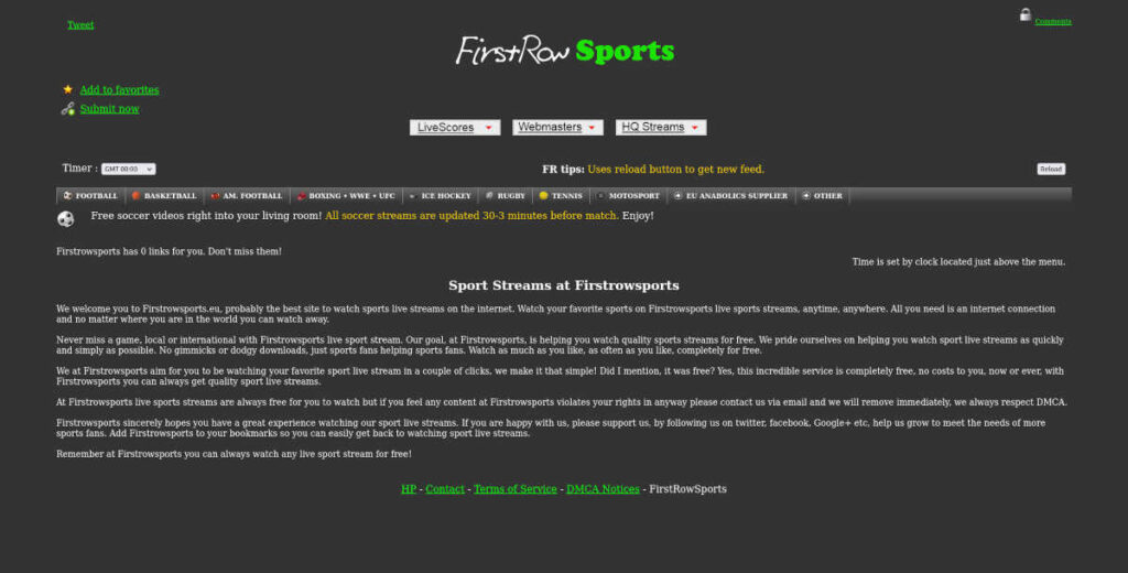 First Row Sports