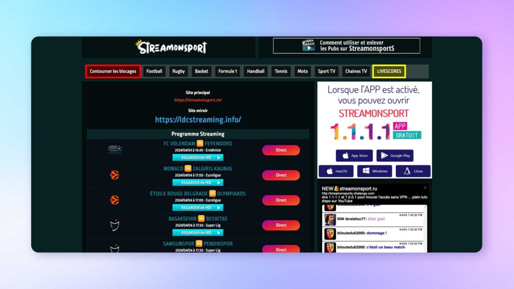 meilleurs sites de streaming