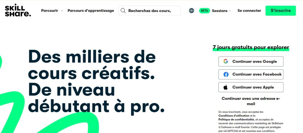 différentes sortes de plateformes d'e-learning