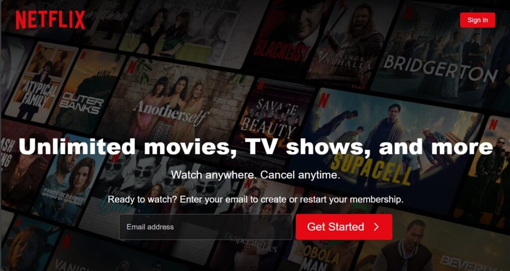 netflix streaming payant