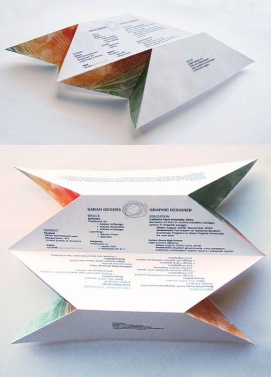 cv origami