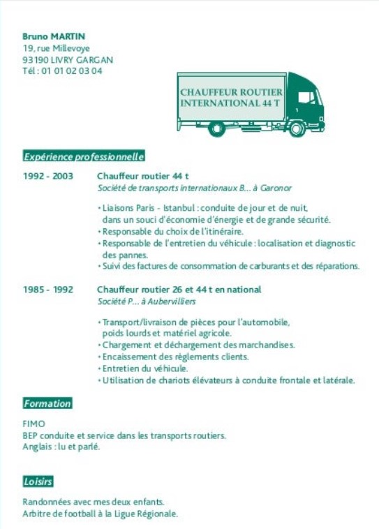 15 styles créatifs CV