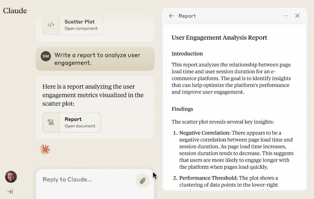 Claude AI rapport d'engagement d'utilisateurs