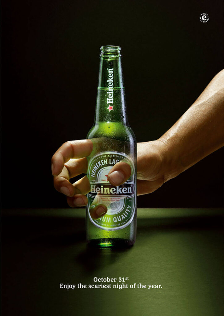 Heineken campagnes créatives pour Halloween