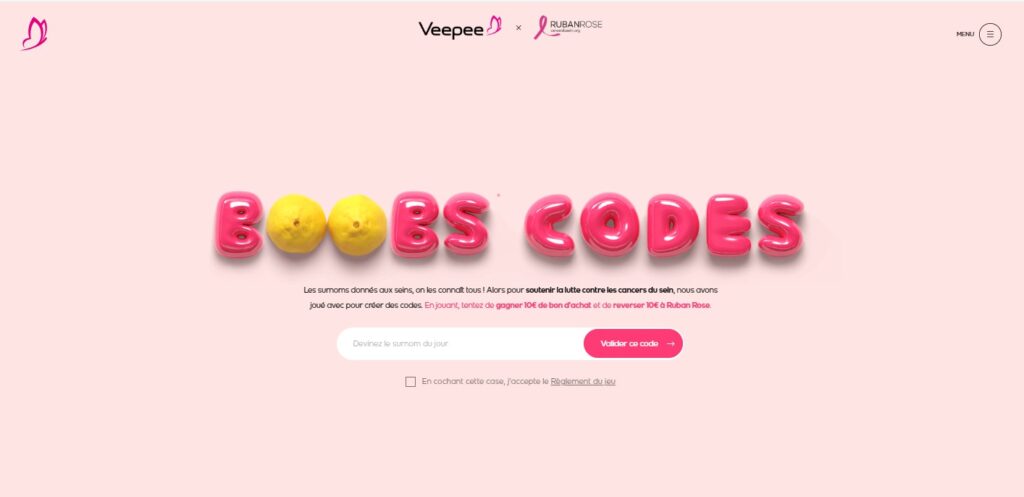 Veepee campagne octobre rose