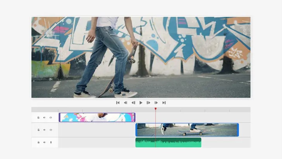 Adobe Premiere timeline simplifiée