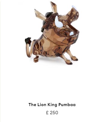 Swarovski roi lion figurines