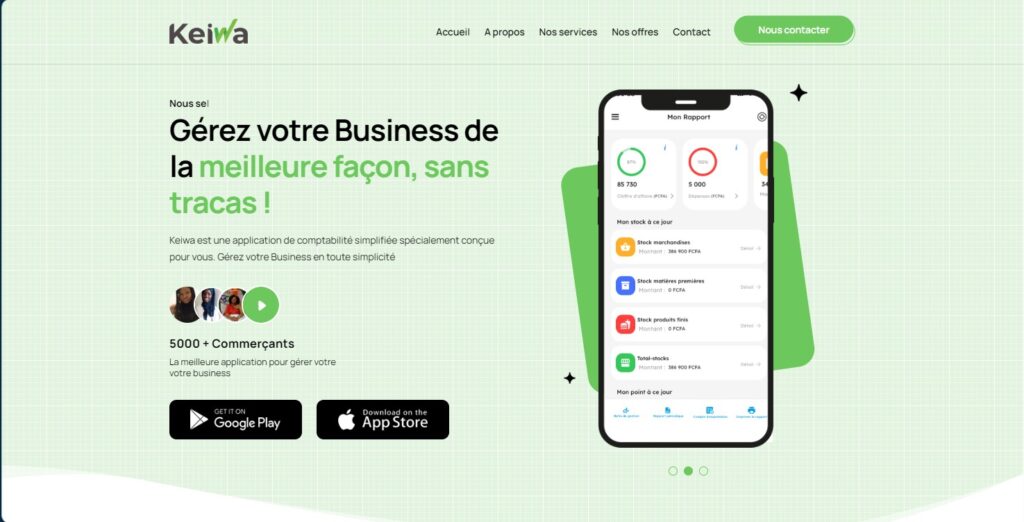 site web application KEIWA