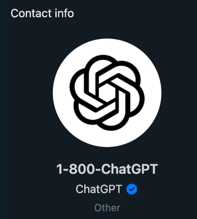 ChatGPT sur les téléphones fixes