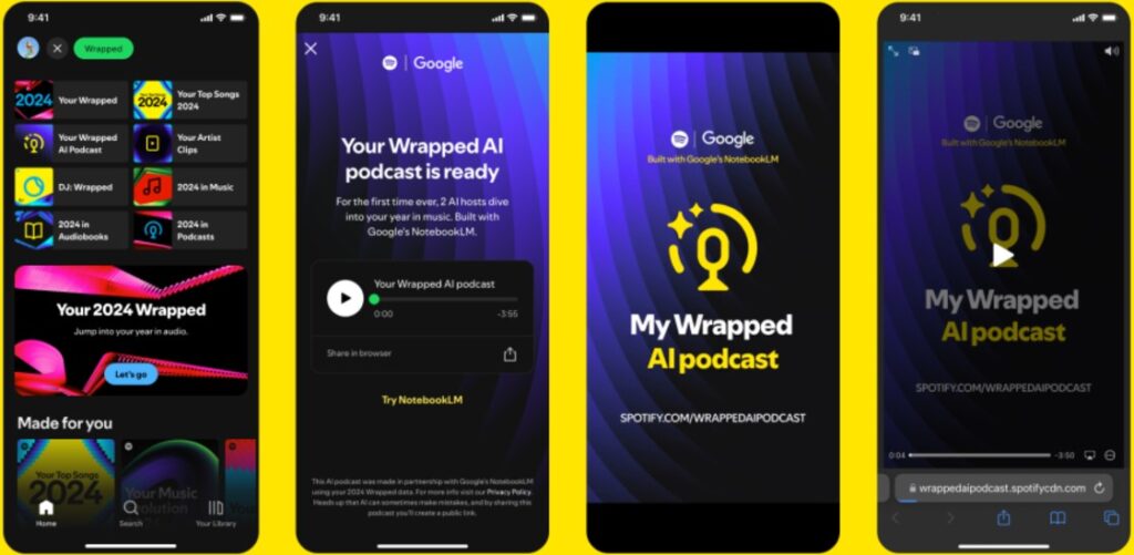 Wrapped AI podcast