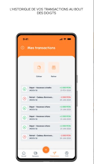 suivi transactions