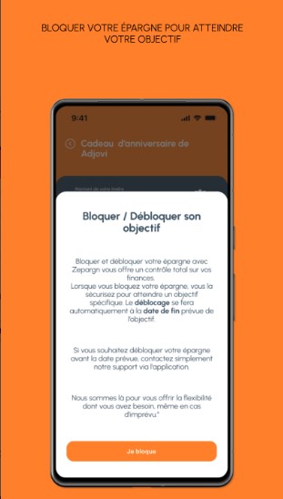 bloquer ou débloquer un objectif