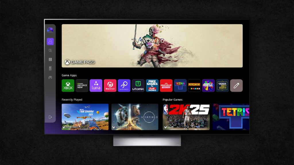 partenariat Xbox LG