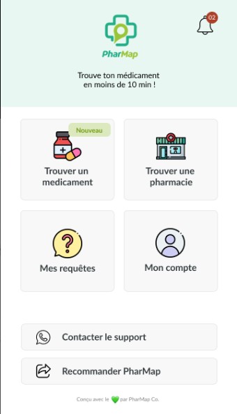 page d'accueil