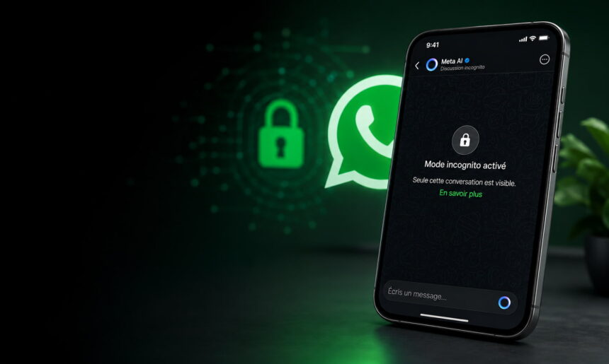 WhatsApp a déployé le mode incognito dans Meta AI pour une conversation privée sans sauvegarde